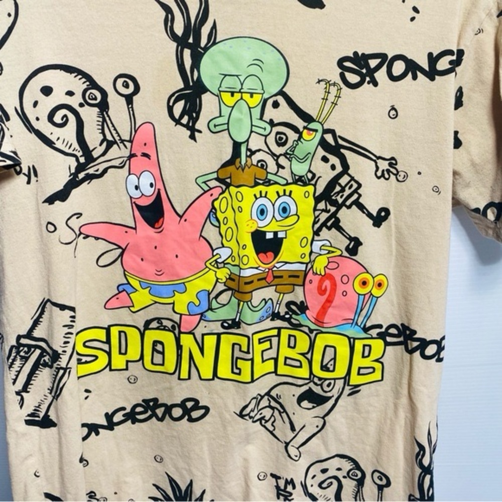 SpongeBob All-Over Graphic T-Shirt Men’s XL Nickelodeon